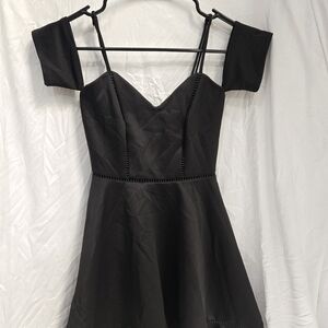 Elegant Black Off-Shoulder Dress